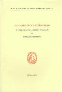 Leibring, Katharina | Sommargås och Stjärnberg : Studier i svenska nötkreatursnamn