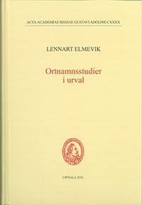 Elmevik, Lennart | Ortnamnsstudier i urval