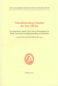 Elmevik, Lennart | Talemålsforskning i Norden dei siste 100 åra