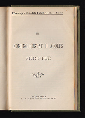 'HEIMDALS FOLKSKRIFTER 1894-98' [|ryggtitel] : Föreningen Heimdals Folkskrifter