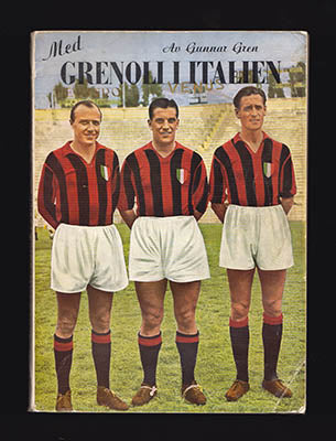 Gren, Gunnar | Med Grenoli i Italien : Berättelsen om två års italienska fotbollsupplevelser