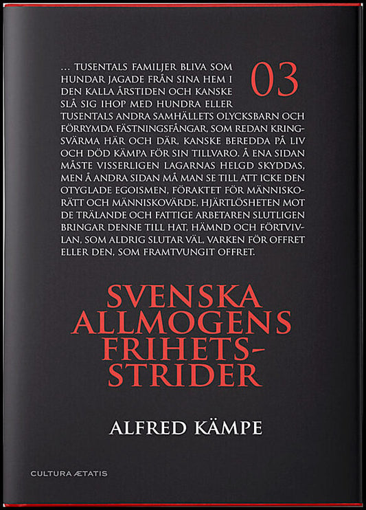 Kämpe, Alfred | Svenska allmogens frihetsstrider