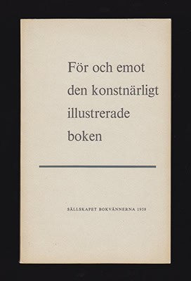 Platen von, Magnus et al | För och emot : den konstnärligt illustrerade boken