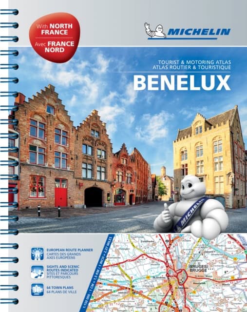 Michelin | Benelux Norra Frankrike Atlas Michelin A4 : 1:150000
