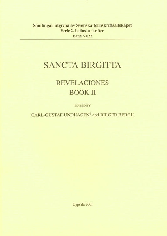 Heliga Birgitta | Revelaciones Book 2 / Lib. 2 : Revelaciones. Book 2