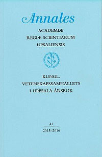 Mähl, Stefan [red.] | Kungl. Vetenskapssamhällets i Uppsala årsbok 41/2015-2016