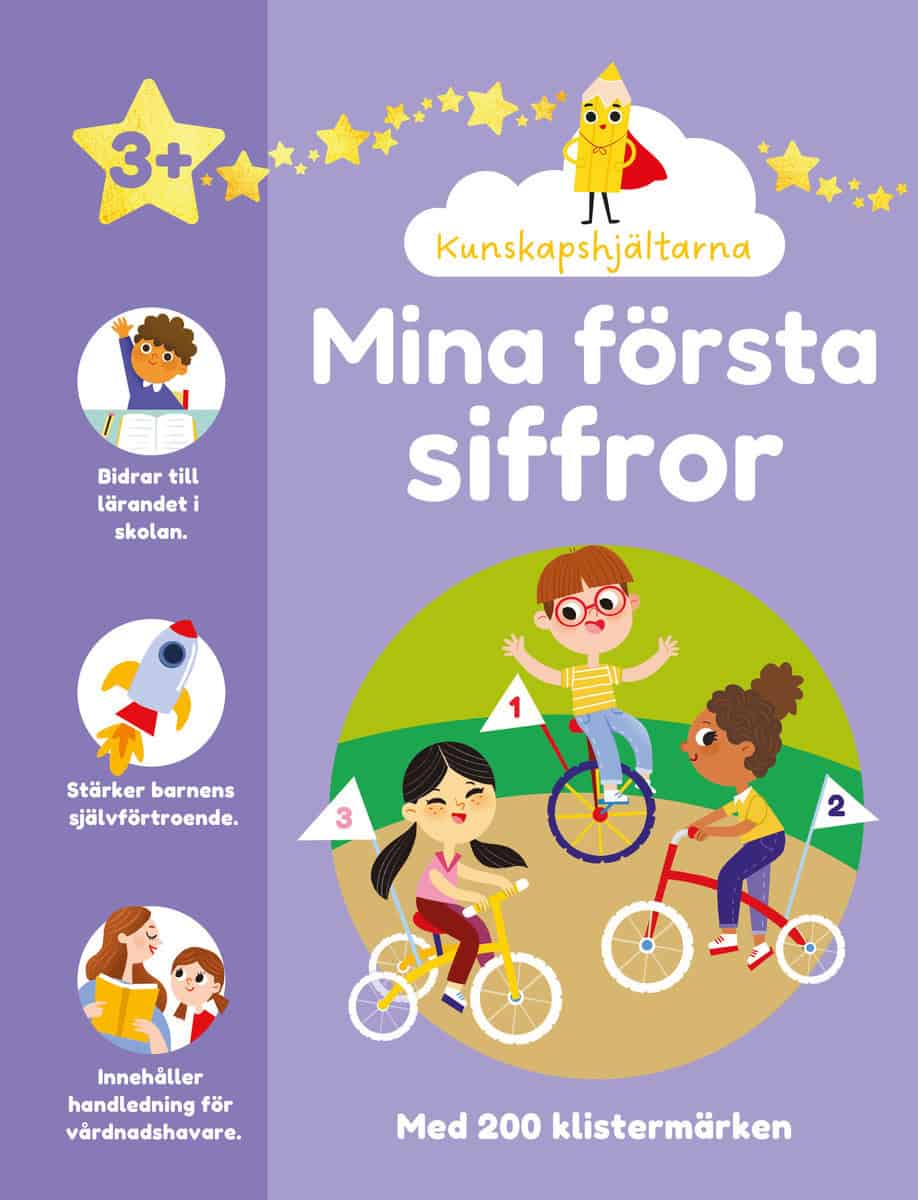 Deo, Laura | Virr, Paul | Mina första siffror : Pysselbok med klistermärken