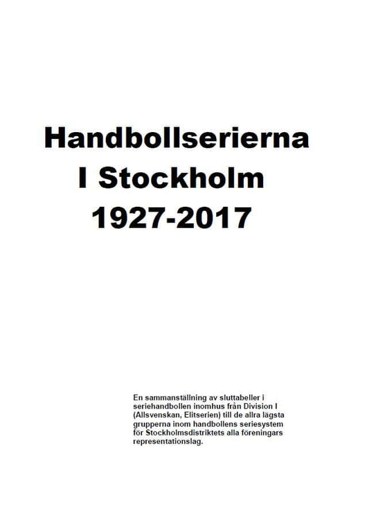 Persson, Björn | Handbollserierna i Stockholm 1927-2017