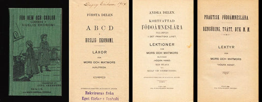 Smedberg, Anna | För hem och skolor : Lärobok i huslig ekonomi [|pärmtitel]