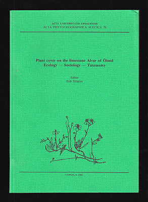 Sjögren, Erik [editor] | Plant cover on the limestone Alvar of Öland : Ecology - Sociology - Taxonomy