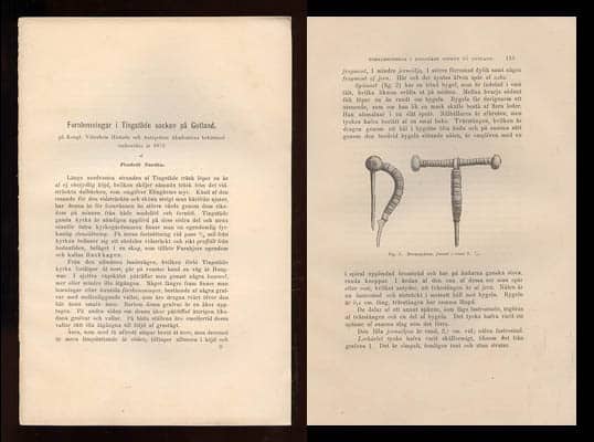 Nordin, Fredrik | Fornlemningar i Tingstäde socken på Gotland : undersökta år 1879