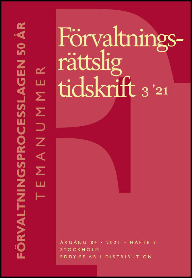 Förvaltningsrättslig tidskrift 3 2021