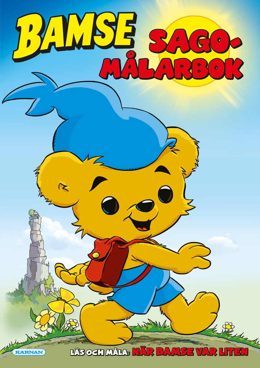 Gunnarsson, Joakim | Sagomålarbok. När Bamse var liten