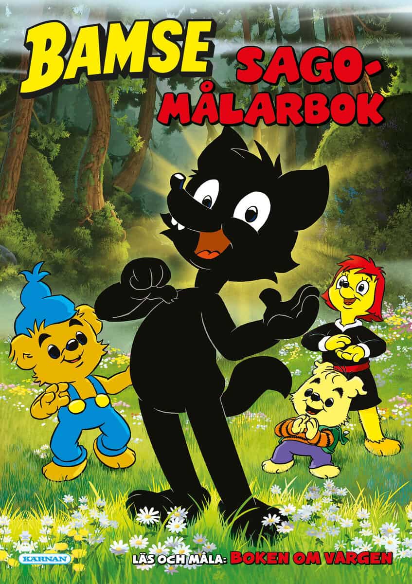 Wallin, Jimmy | Sagomålarbok. Boken om Vargen