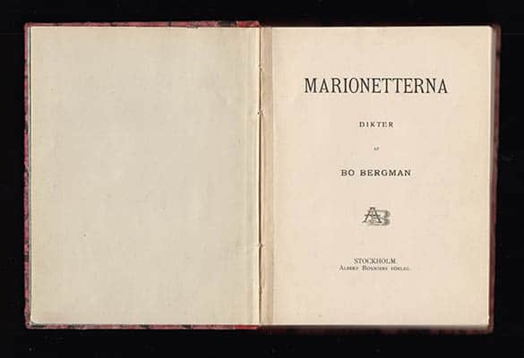 Bergman, Bo | Marionetterna : Dikter