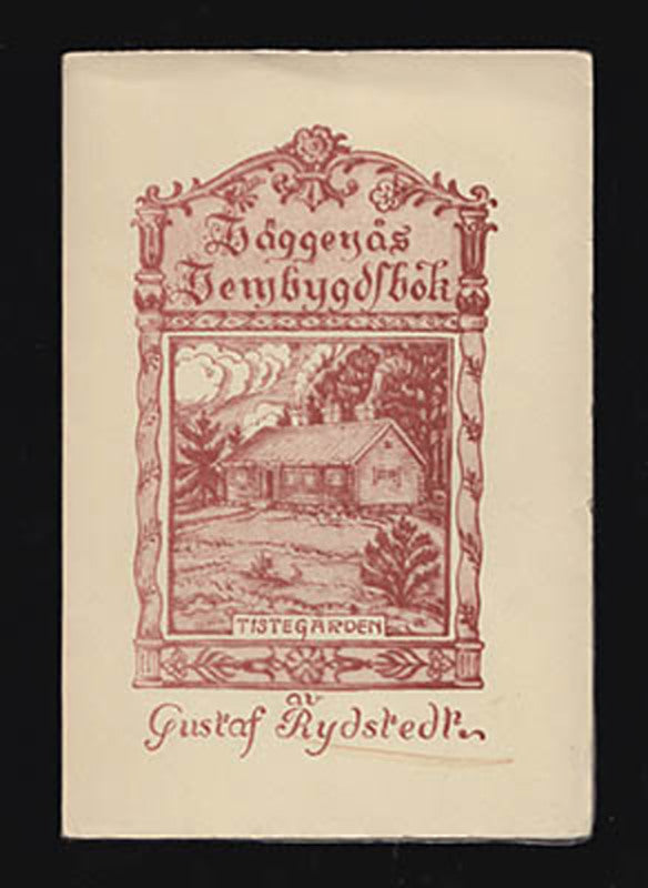 Rydstedt, Gustaf | Häggenås : Hembygdsbok