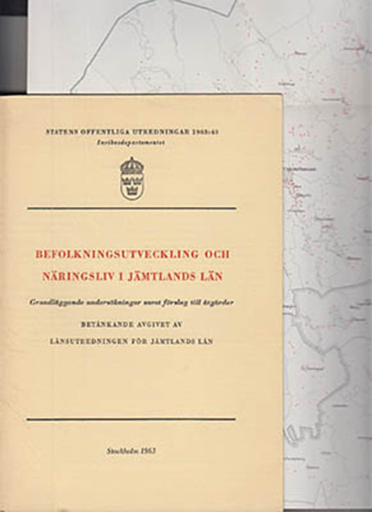 Olsson, Bertil | Tottie, Anders | Canarp, Curt | Finnveden, Bengt (förord) | Befolkningsutveckling och näringsliv i Jämt...