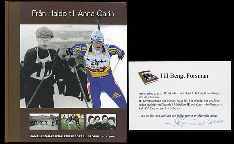 Nilsson, Thord Eric [huvudred.] | Från Haldo till Anna Carin : Boken om Jämtland-Härjedalens idrottshistoria Jämtland-Hä...