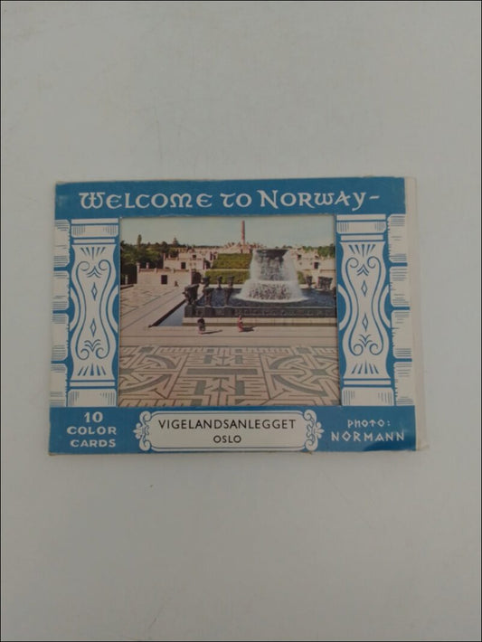 Welcome to Norway : Vigelandsanlegget Oslo 10 color cards