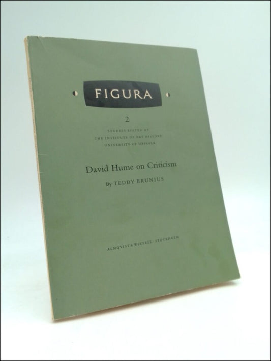 Brunius, Teddy | David Hume on Criticism