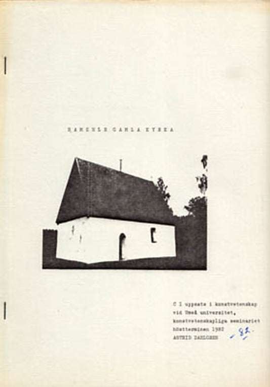 Dahlgren, Astrid | Ramsele gamla kyrka