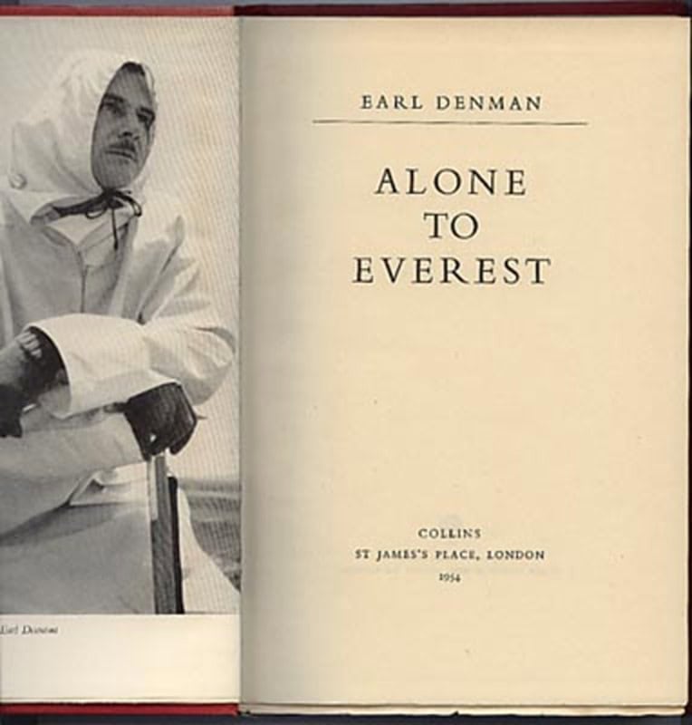 Denman, Earl | Alone to Everest