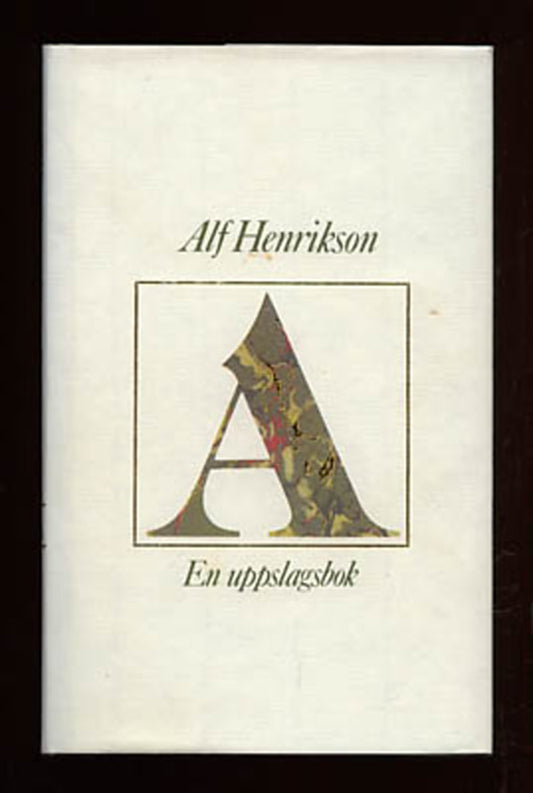 Henrikson, Alf | En uppslagsbok A