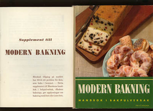 Modern bakning : Handbok i bakpulverbak (Marabou) [Marabou]