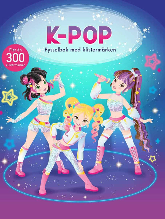 K-pop : Pysselbok med klistermärken