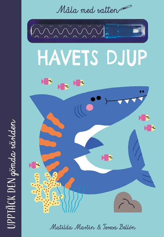 Måla med vatten. Havets djup