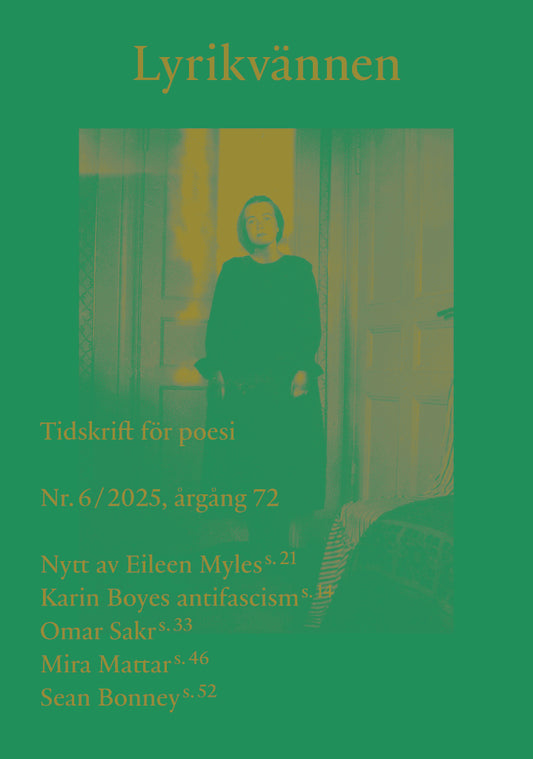 Clover, Joshua | Björk, Johannes | et al | Lyrikvännen 6 (2025)