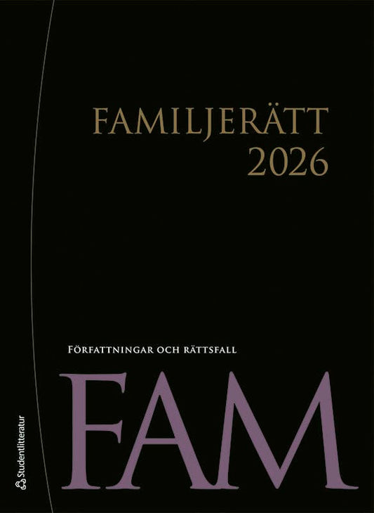 Familjerätt 2026 : Författningar och rättsfall