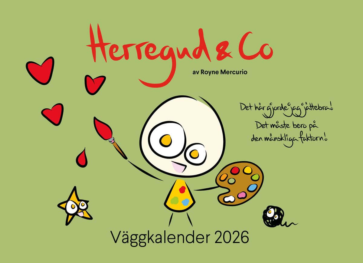 Mercurio, Royne | Herregud & Co Väggkalender 2026