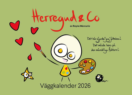 Mercurio, Royne | Herregud & Co Väggkalender 2026