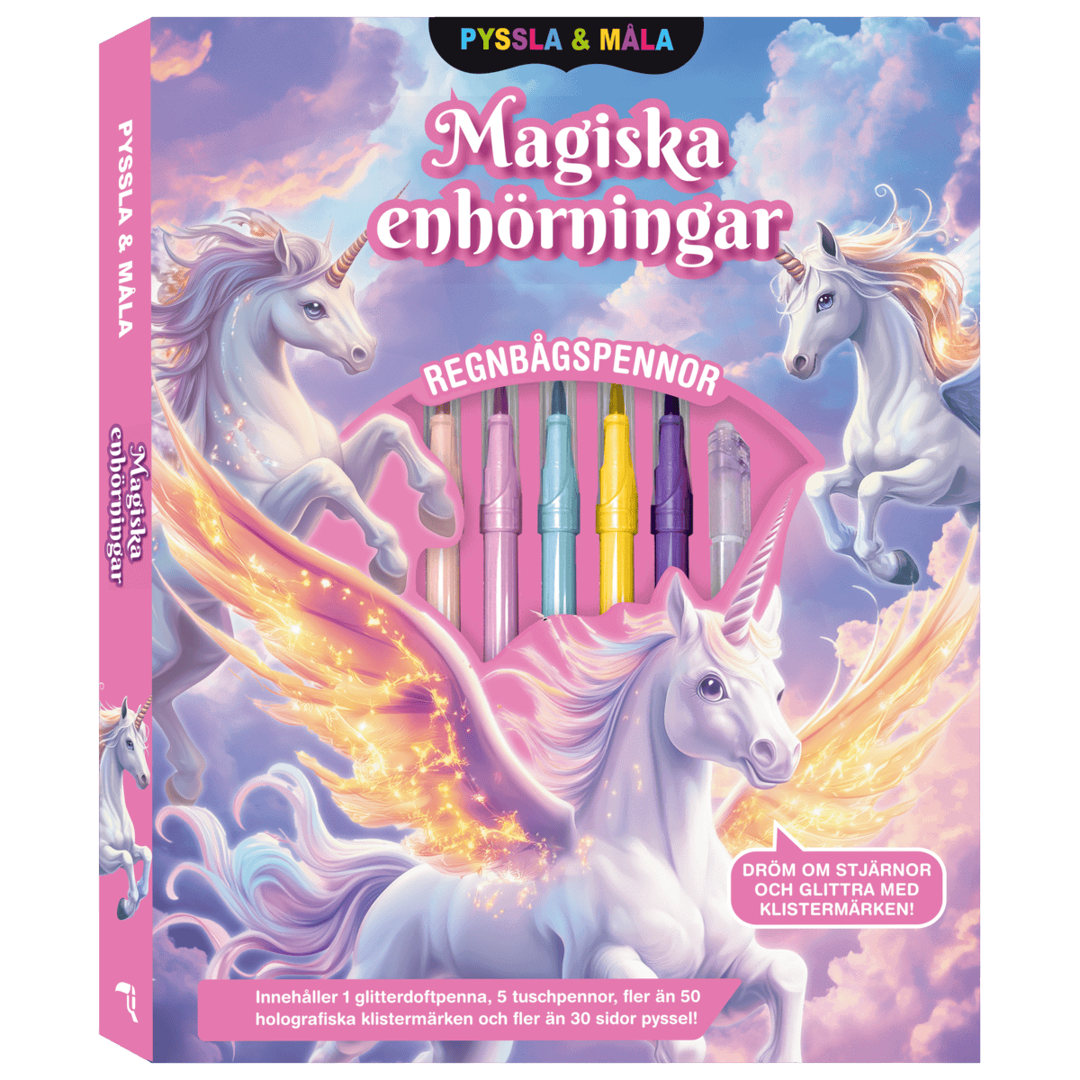 Pyssla och måla : Magiska enhörningar