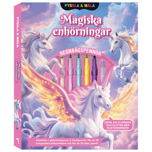 Pyssla och måla : Magiska enhörningar