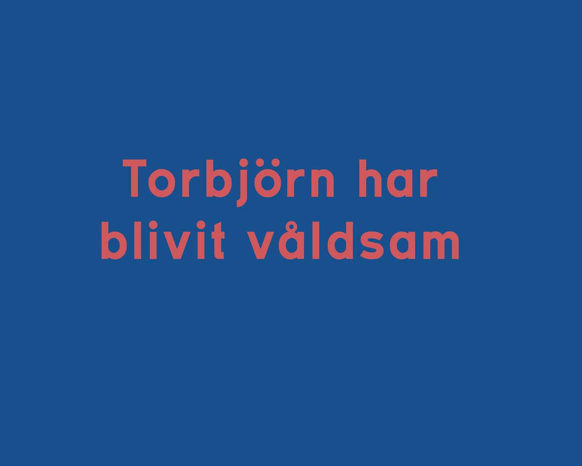 Jonsson, Robin | Torbjörn har blivit våldsam