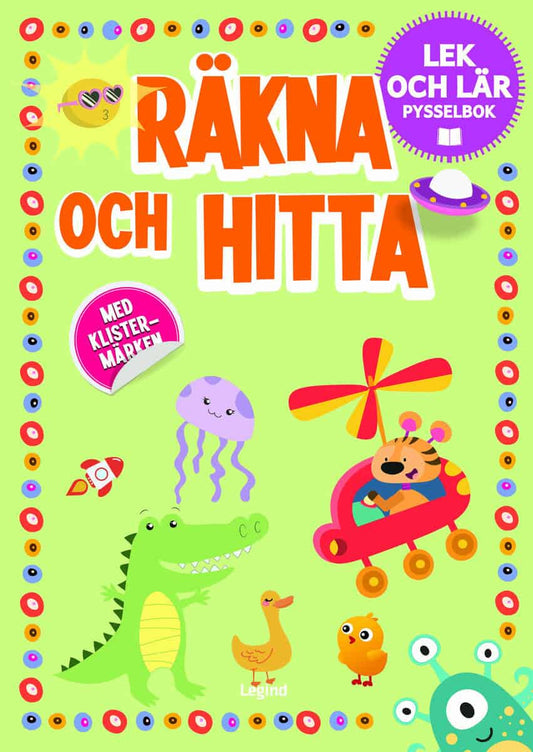 Räkna och hitta : Pysselbok med klistermärken