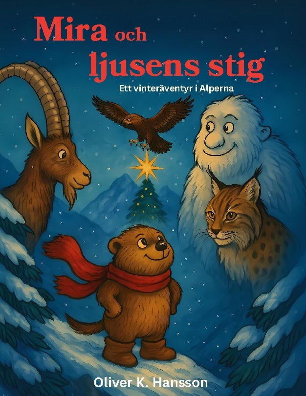 Hansson, Oliver K. | Mira och ljusens stig : Ett vinteräventyr i Alperna