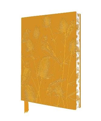 Polly Rose Morris : Gathering of Goldfinches Artisan Art Notebook (Flame Tre