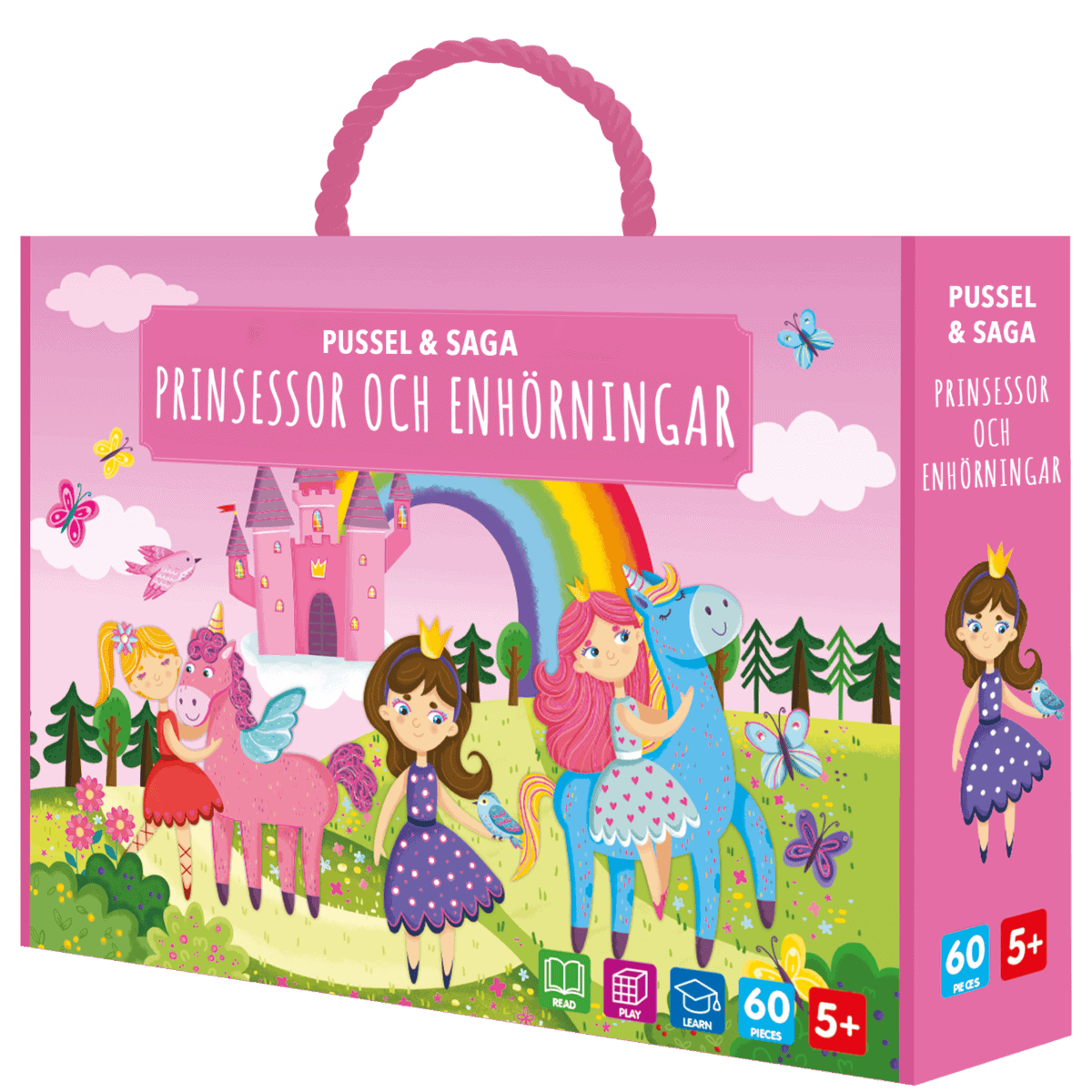 Pussel & saga. Prinsessor och enhörningar
