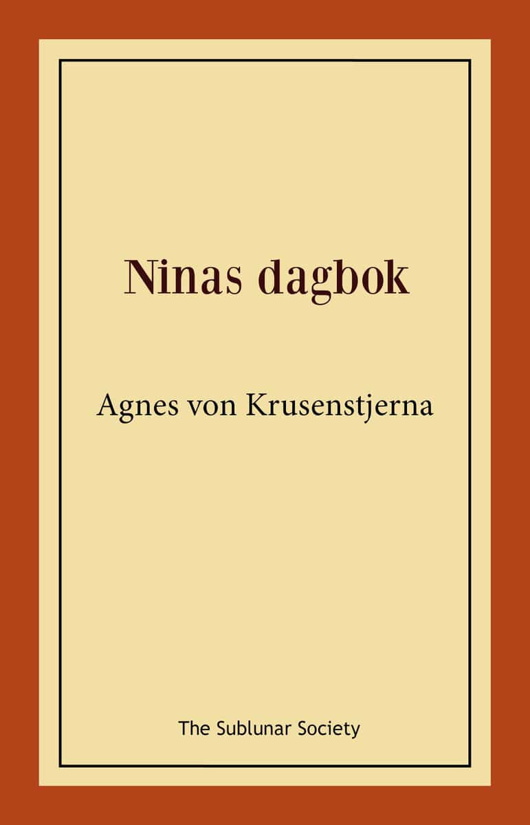 Krusenstjerna, Agnes von | Ninas dagbok