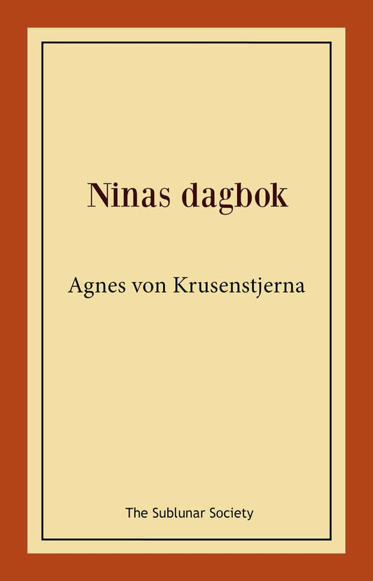 Krusenstjerna, Agnes von | Ninas dagbok