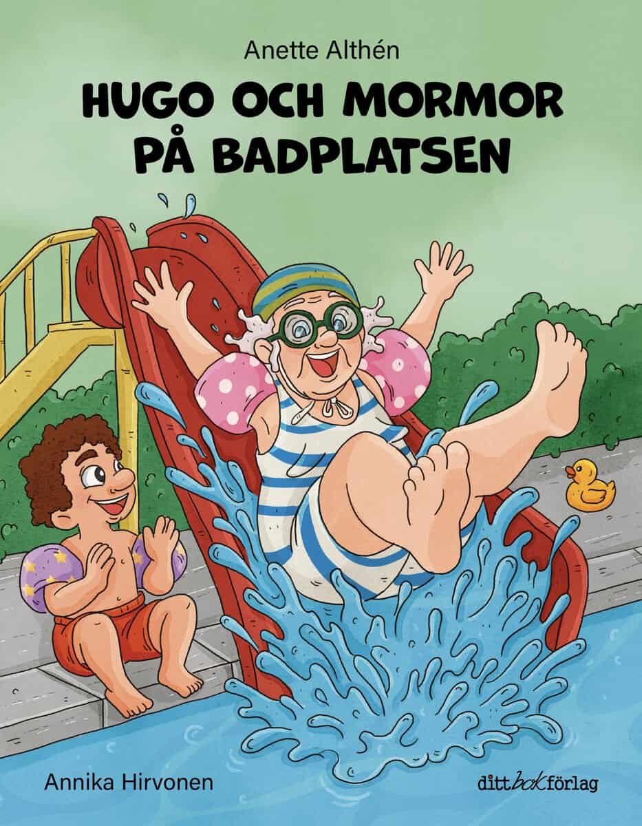 Althén, Anette | Hugo och mormor på badplatsen