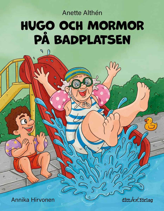 Althén, Anette | Hugo och mormor på badplatsen