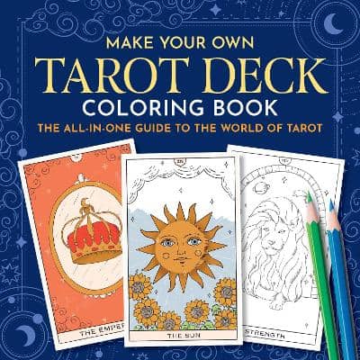Frechverlag | Make Your Own Tarot Deck Coloring Book : The All-in-One Guide to the World of Tarot for Beginners