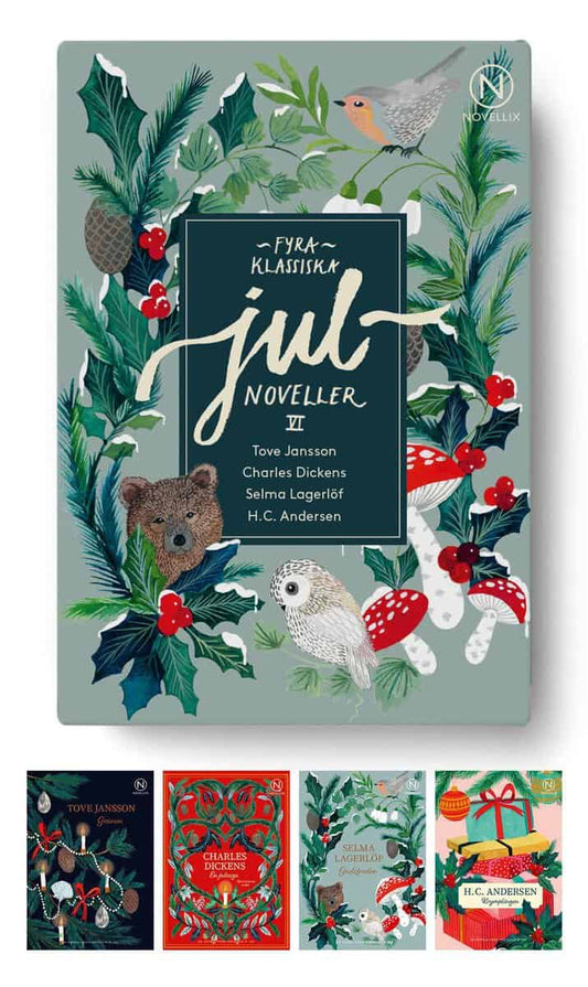 Dickens, Charles | Andersen, H. C. | Lagerlöf, Selma | Jansson, Tove | Julnoveller VI