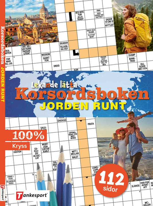 Stålberg, Monika [red.] | Lekande lätta korsordsboken : Jorden runt