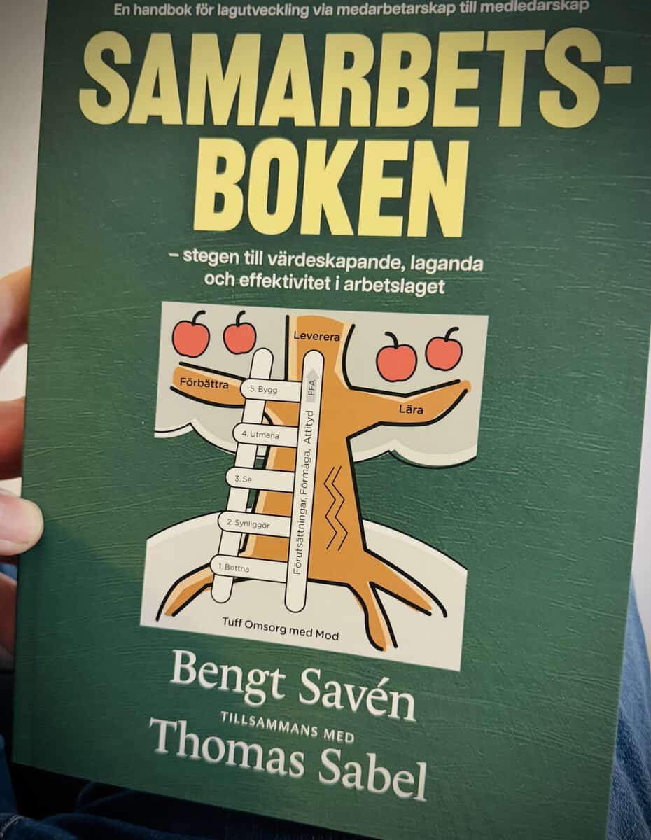 Savén, Bengt | Sabel, Thomas | SamarbetsBoken : Stegen till värdeskapande, laganda och effektivitet i arbetslaget