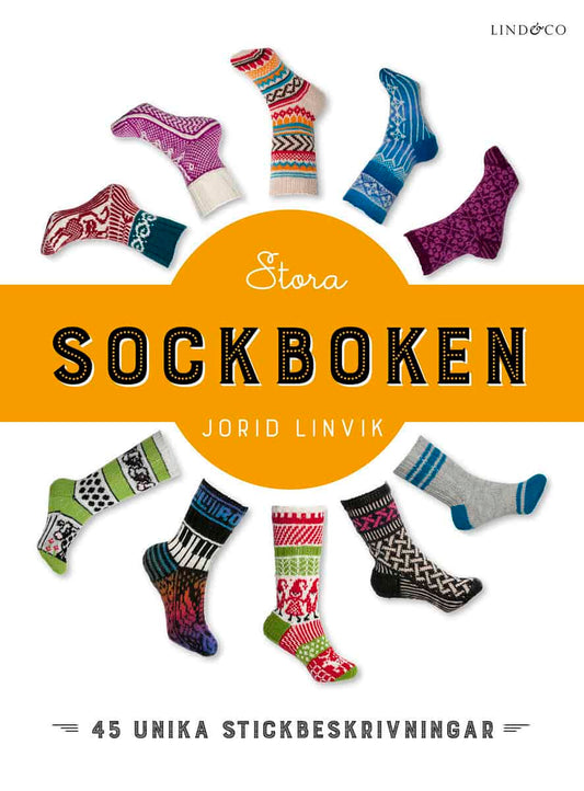 Linvik, Jorid | Stora sockboken : 45 unika stickbeskrivningar
